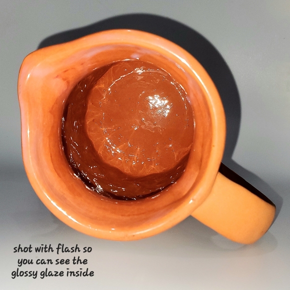 Vntg Clay 6 1/4" Pitcher Vase Woven Design Terracotta made in R.O.C. Taiwan - Picture 9 of 13